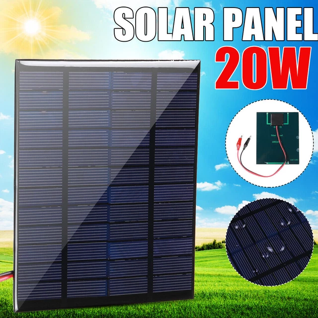 USB Bateau Marin Kit de Batterie de Chargeur de Panneau Solaire 20W 12V