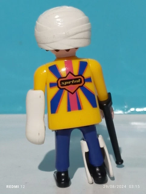 Pièce Playmobil Sauveteurs - Hélice Rouge Et Rotor De Queue Pour Hélicoptère (réf. Y4114 / 3845) - Occasion