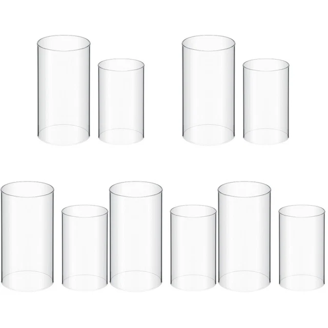 10 Pcs tea light candle stand Desktop Daily Use Cylinder Candle Cover Candle Sha