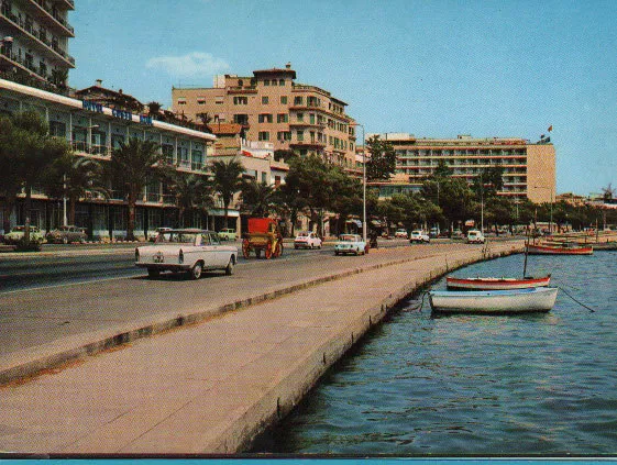 Postal Paseo Maritimo Palma De Mallorca Baleares Postcard Postkarte      Cc02957