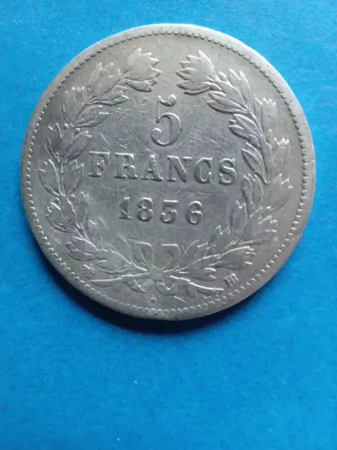 pièce 5 francs argent louis philippe 1836 BB Strasborg