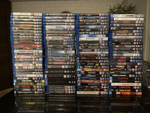 BLU-RAY BUNDLE 109 Movies £63.12 - PicClick UK