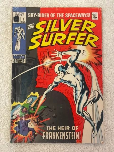 Silver Surfer #7 (RAW 5.0-6.0 MARVEL 1969) Stan Lee. John Buscema