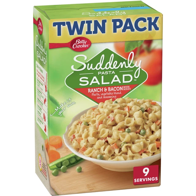 Betty Crocker Suddenly Pasta Ranch & Bacon 444ml X2 Boxen Gewürz Mhd 03/2024