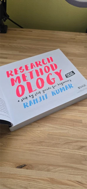 RESEARCH METHODOLOGY: A Step-by-Step Guide for Beginners 5th Edition £ ...