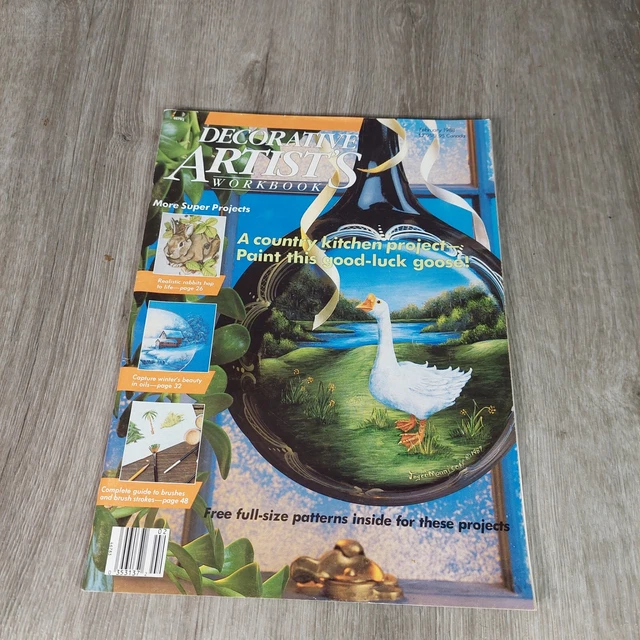 Libro de trabajo de artistas decorativos febrero 1989 proyecto de cocina de campo