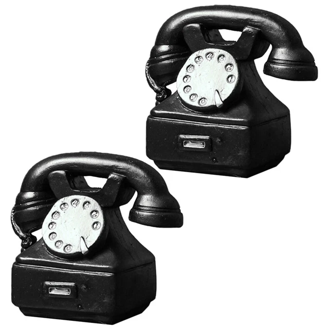2St Classic Home Decor Vintage Telefon Telefone Vintage-Telefon