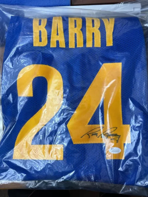Golden State Warriors HOF Rick Barry AUTOGRAPHED Jersey **JSA CERTIFIED**