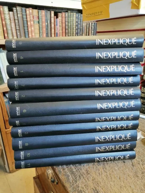 inexpliqué , le monde de l'étrange de l'insolite - éditions atlas -  11 volumes