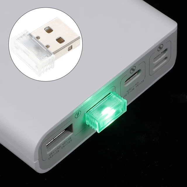 4 PCS USB Ambient Light Interior Car Lights Lighting Automotive