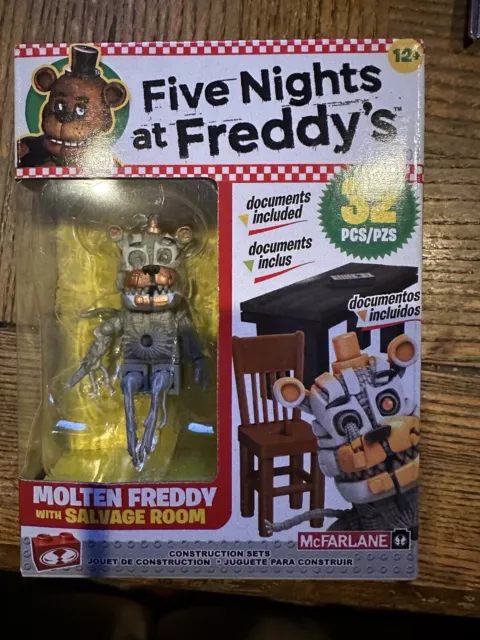 Five Nights at Freddy's MCS - Medium Sets 2 - Parts & Services Construction  Play Set , 209 Pieces 