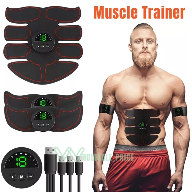 Ejercitador Muscular para el abdomen ideal con pantalón LCD entrenador de ABS