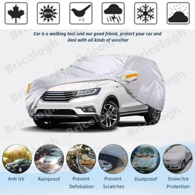 For Ford Mustang Car Cover Outdoor Waterproof All Weather Sun UV Rain Protection