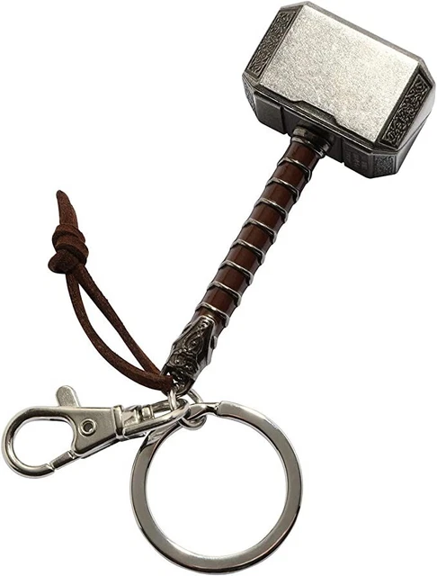 Thor Hammer Pewter NEW * Mjolnir Key Chain * Ragnarok Dark World Keychain