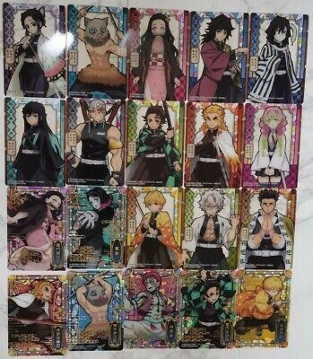 bandai demon slayer kimetsu no yaiba stained glass card