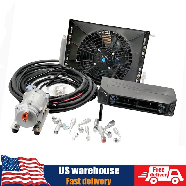 AC ELECTRIC KIT UNIVERSAL UNDER DASH EVAPORATOR COMPRESSOR AIR