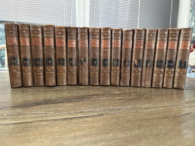 Rollin M., Roman History of Rome to the Battle 1771 in 16 volumes maps