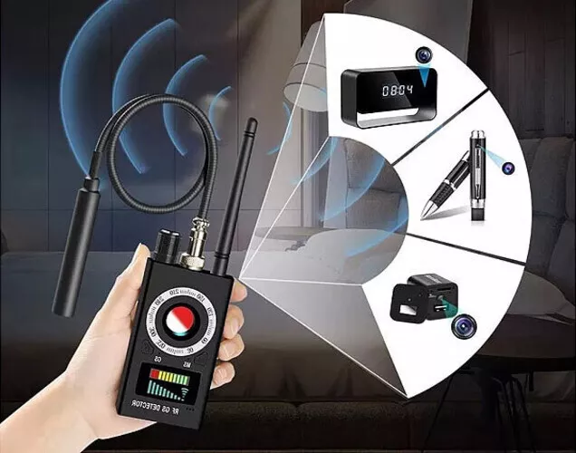 Détecteur mobile pour caméras espions et mouchards - VisorTech 3