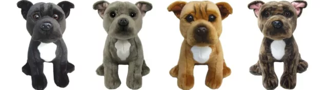 Faithful Friends Staffordshire Bull Terrier Cuddly Soft Toy Staffie Dog Teddy