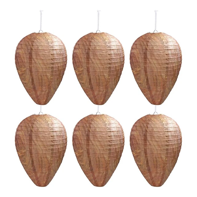 Nest Decoy, 6 Pieces Hanging Nest Natural Nest Repellent Q5X7
