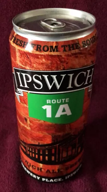Ipswich Ale Brewery, Ipswich MA, 32 Oz Growler Beer Can
