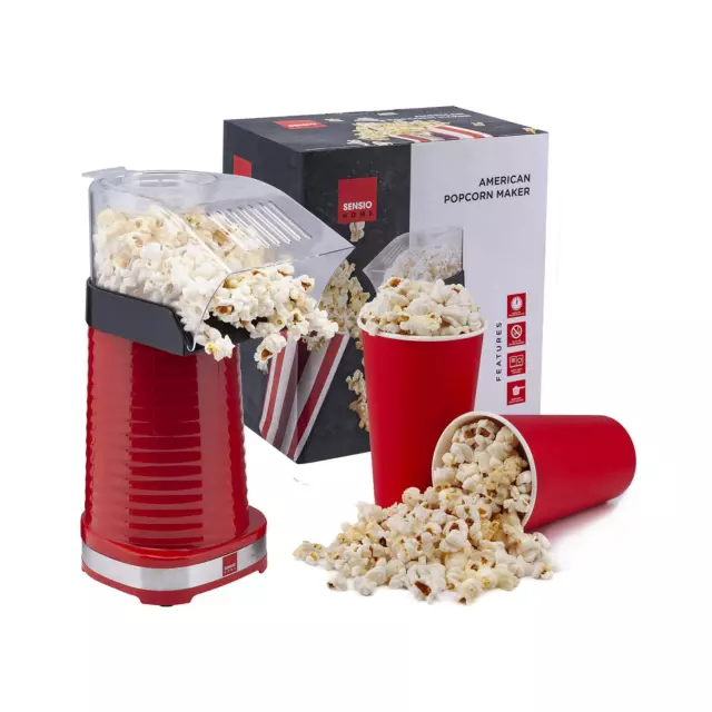 Popcorn Maker Machine | 1200W Fun Healthy Popper | Sensio Home