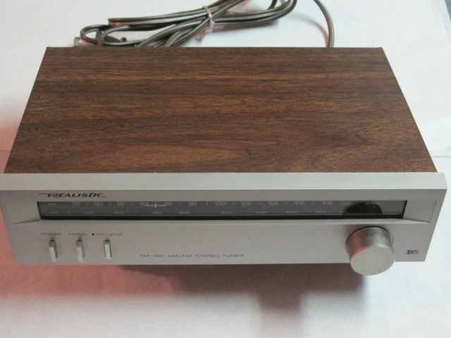 TESTED & WORKING Realistic TM-150 Stereo AM/FM Tuner console Model 31 ...