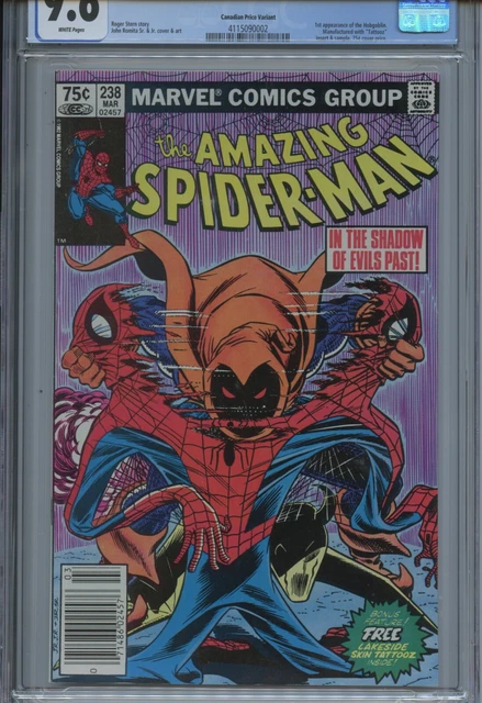 1983 Marvel Amazing Spider-Man 238 1St Appearance Hobgoblin Cgc 9.6 Canadian Cpv 2