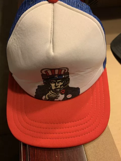 Vans Off The Wall Uncle Sam Trucker Hat Cap - Red/White/Blue