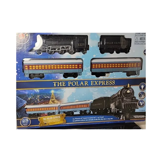 Lionel Polar Express Ready-to-Play Battery Powered Model Train Set with Remote