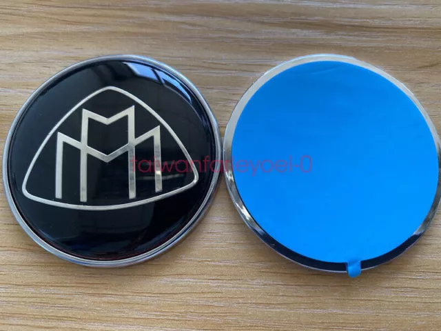 Maybach Flat Badge Emblem (Paste) For Mercedes Benz A B C E S ML GL Class 57mm