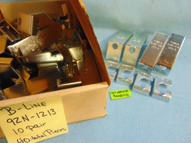 B-Line Hanger Rod Clamps, 9Zn-1213, 41921B, Zinc Plated, **Lot Of 10 Pair**