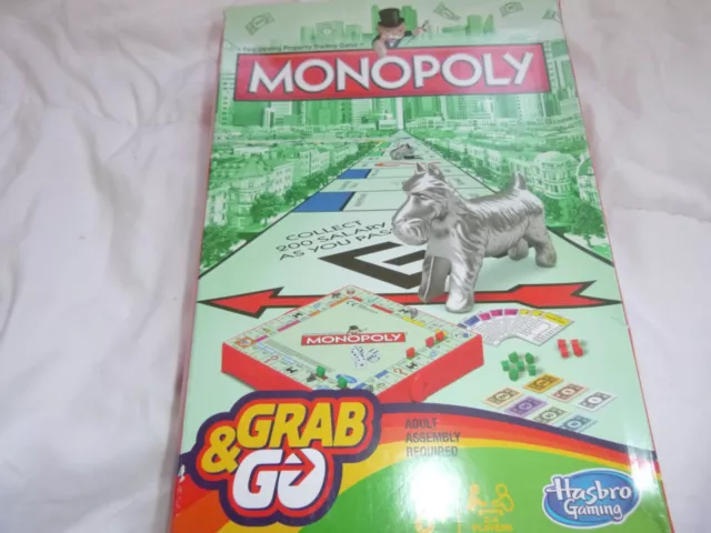 Monopoly Grab And Go Game NEW