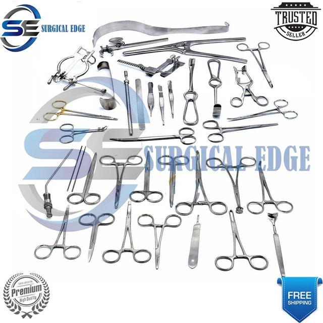 Basic Pediatric Surgery Set Of 38 Pieces Medical child Treat Surgical Instrument