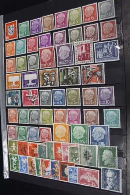 Saarland 379-448 OPD Saarbrücken 1957-1959 komplett postfrisch (G504)