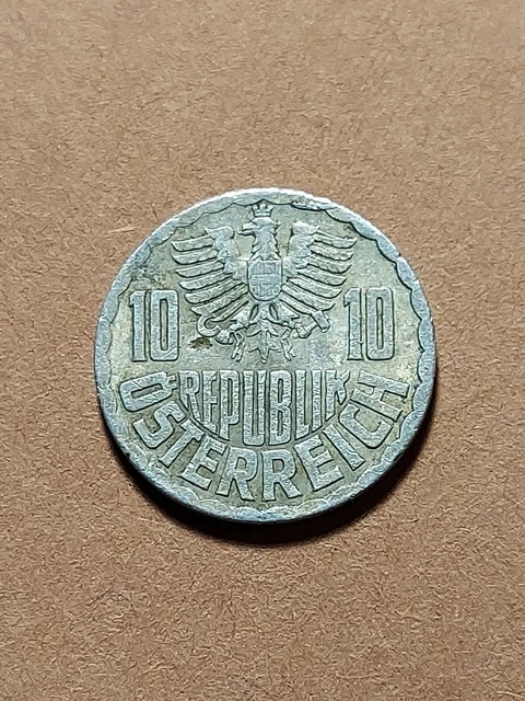 1971 10 Groschen Austria Coin 2
