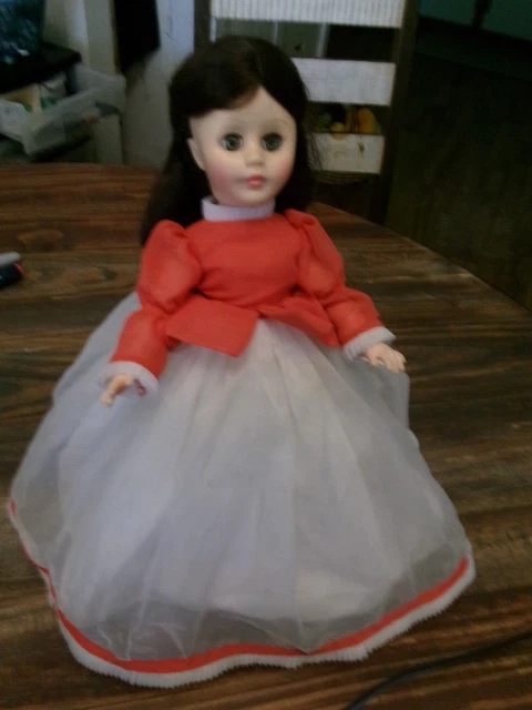 Marjorie Spangler Limited Edition Plastic Doll Original With Stand 14"---#229