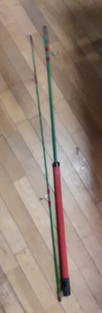 Ancienne canne à pêche surf vintage 11' South Bend 1-233-411 made in USA