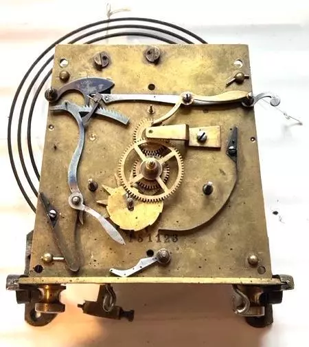 Antique Wall Clock Movement & gong - Clockmakers spares