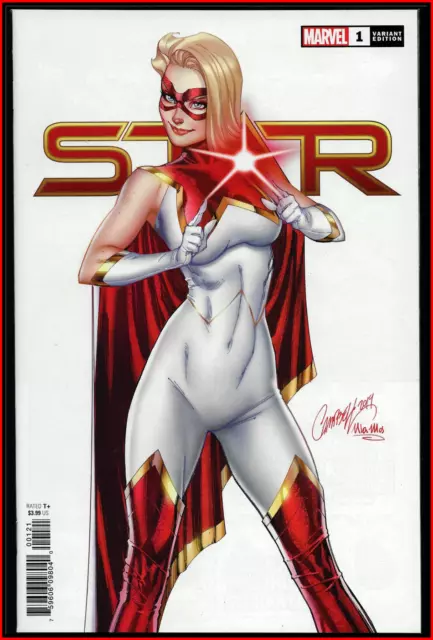 Star #1 (2020) J Scott Campbell Variant 1St Solo Series Key Capt Marvel 9.4 Nm