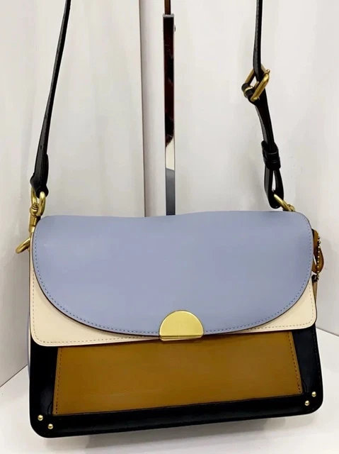 Coach exotic mixed leather dreamer satchel top