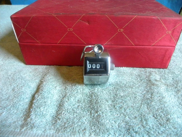 HAND COUNTER / CLICKER 0 to 9999 VGC Gate Count, Frequency