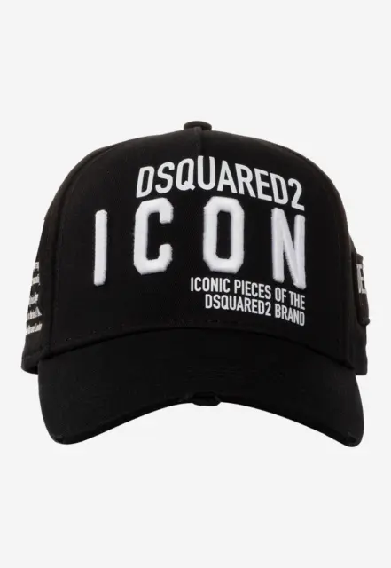 Dsquared2 ICON Embroidered Baseball Cap black