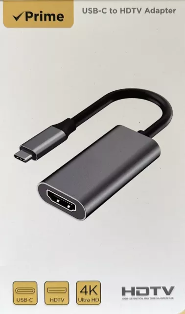 USB C auf HDMI Adapter Kabel 4K UHD TypC zu HDMI Samsung Galaxy iPad Macbook Air