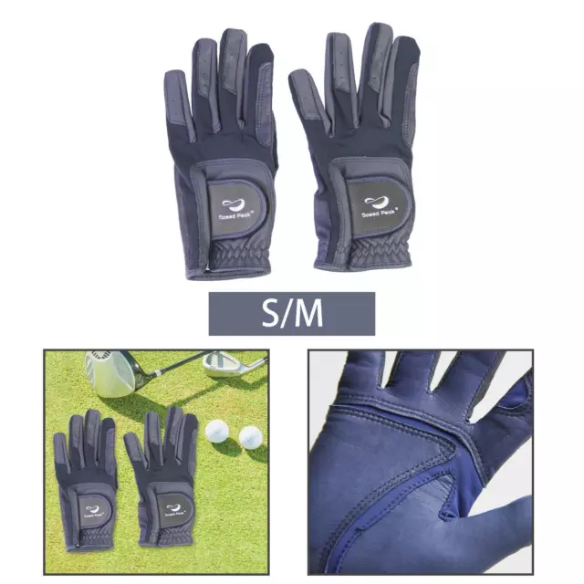 Gants de golf pour femmes, gants de golfeur à deux mains pour Swing de Golf