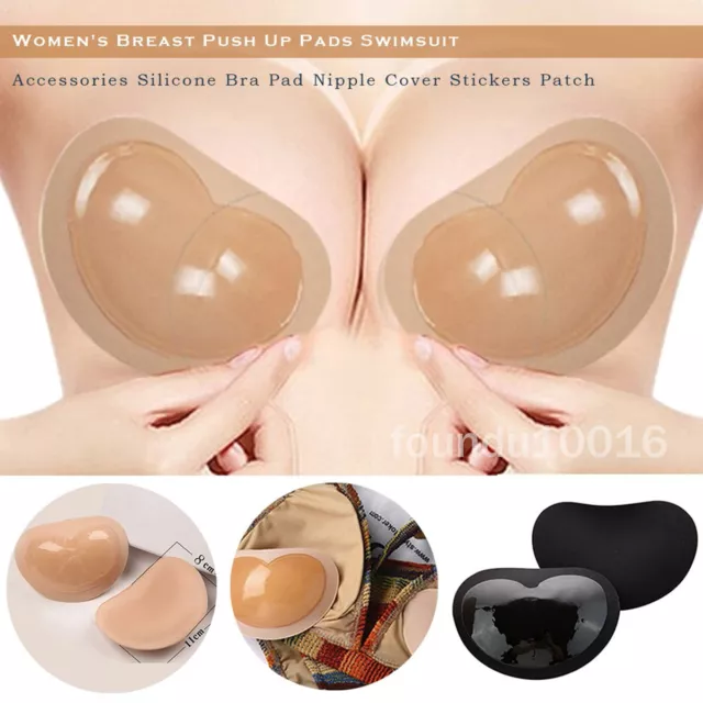 Women Sexy Silicone Adhesive Stick On Push Up Gel Strapless Invisible Bra