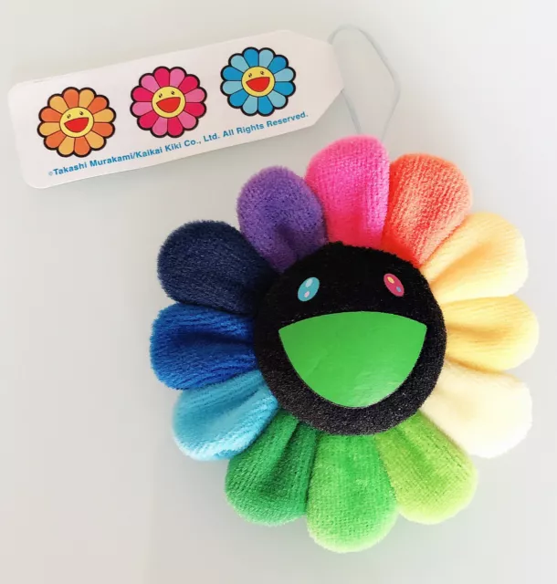 Takashi Murakami ComplexCon Flower (Rainbow&Black) Keychain&Pin