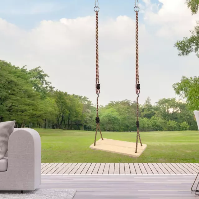 Balançoire en bois pour enfants, pour aire de jeux, Patio, adultes