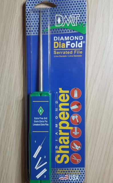 Affilatore DMT Diafold extra fine per lame seghettate - affila coltelli