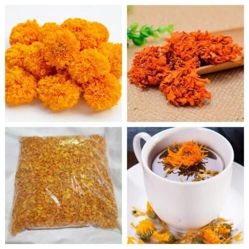 Dried Calendula Marigold Flower Petals Organic Ceylon 100%Natural Herbal Remedy